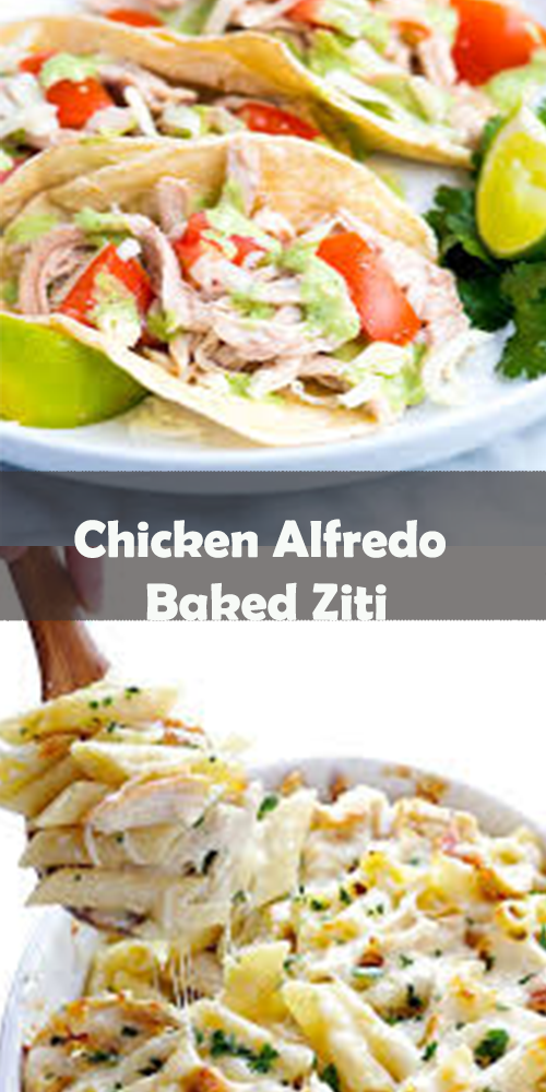 Chicken Alfredo Baked Ziti - The Kids Cooking Corner