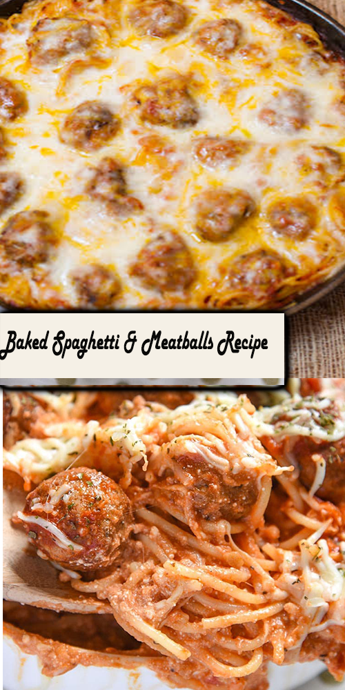 Baked Spaghetti & Meatballs Recipe - The Kids Cooking Corner